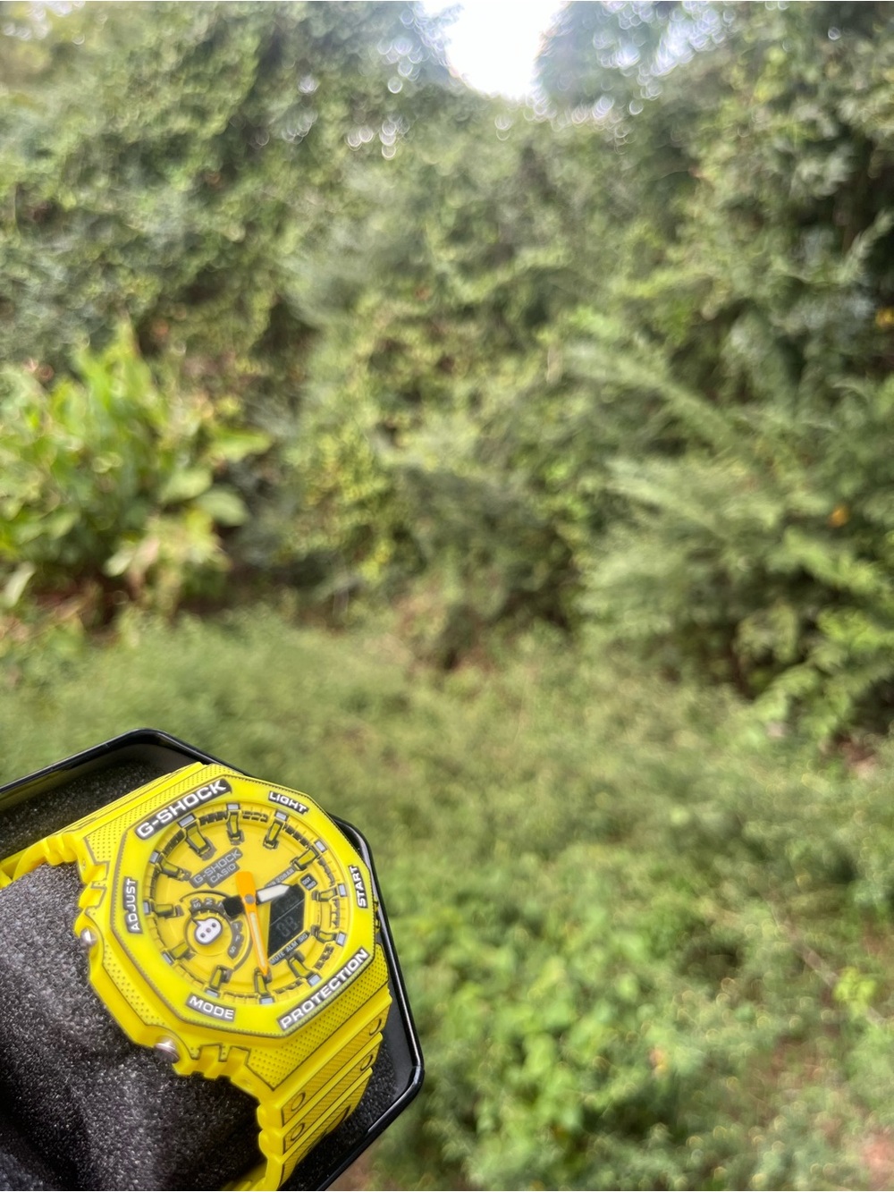 Casio G-Shock Yellow Sport Watch - Durable Analog-Digital Timepiece